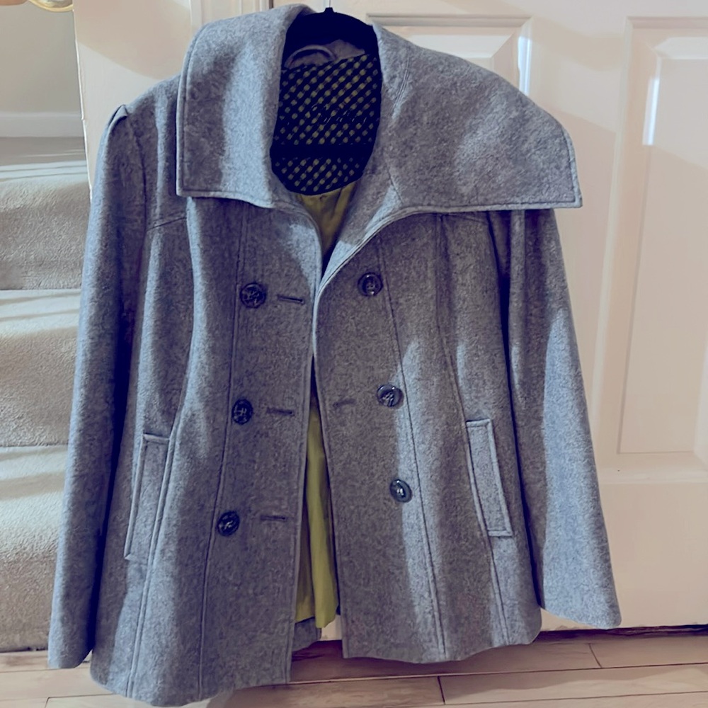 Steve Madden Gray Wool Coat Size Small
